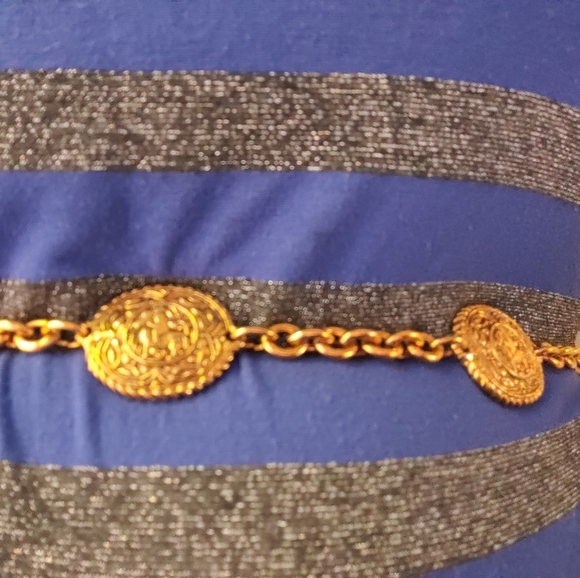 Authentic CHANEL Equestrian Medallion Belt/Long Necklace - Picture 9 of 15
